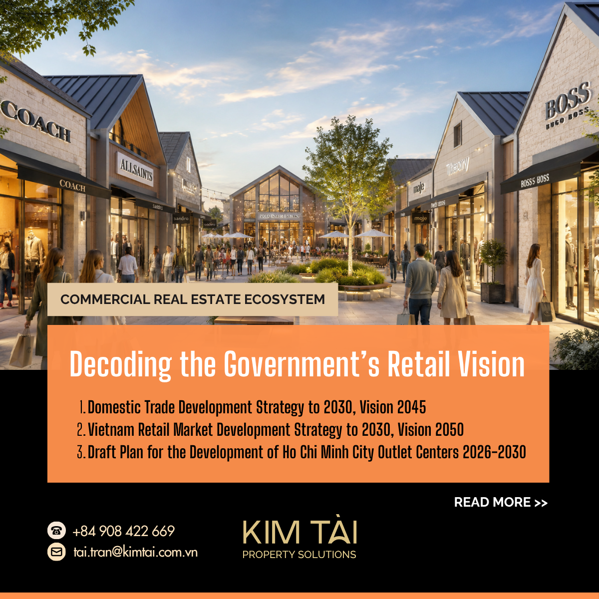 The government is promoting the Outlet & Retail Destination model in ...