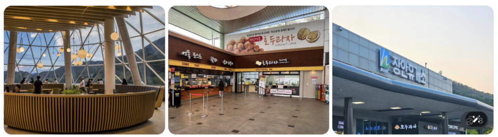 Kim Tài Trạm dừng chân Hàn Quốc Highway Rest Stop Korea